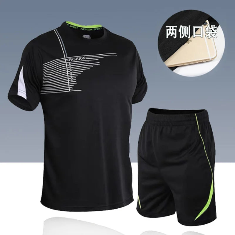 High quality tennis jerseys badminton shirt shorts set Men Table tennis sets ping pong clothes Badminton jogging sports suits