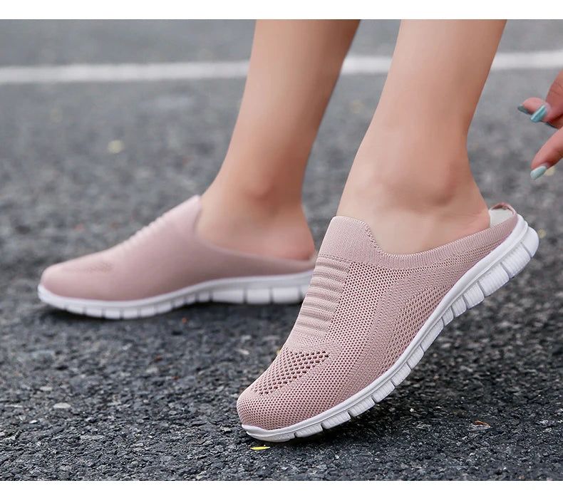 Women Vulcanized Shoes High Quality Shoes for Women 2025 Comfortable Casual Women Slippers Plus Size 42 Walking Flat