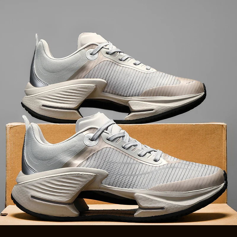 Wear-resistant Shock-absorbing Carbon Plate Running Shoes Men Sneaker Breathable Jogging Walking Style Shoes