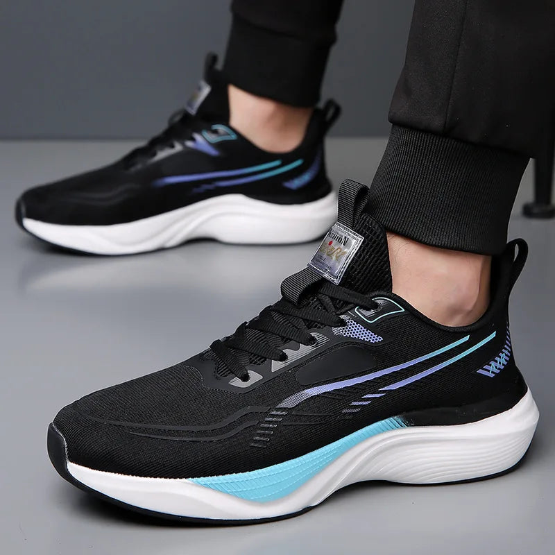 Sneakers Cushion Breathable Casual Sports Running Shoes Lightweight Waterproof Elastic Mountaineering Hiking Shoes