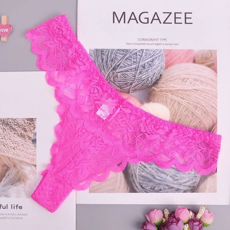 Cotton Women's Panties thongs Underwear Women Lace Soft Briefs Sexy Lingerie low Waist lingerie g-string 1pcs/Lot ac140