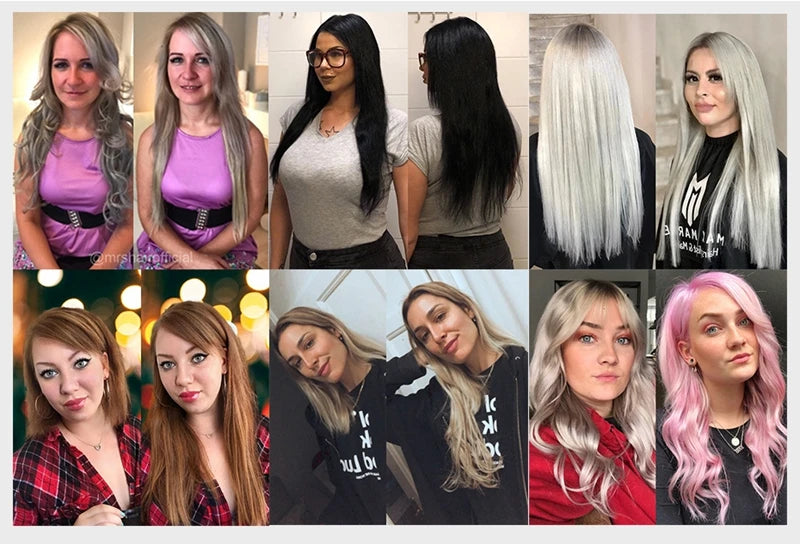 Long Flat Weft Invisible Tape Bundles Human Hair PU Skin Weft Hair Extension Injected Seamless & Glueless Tape On Hair Weft