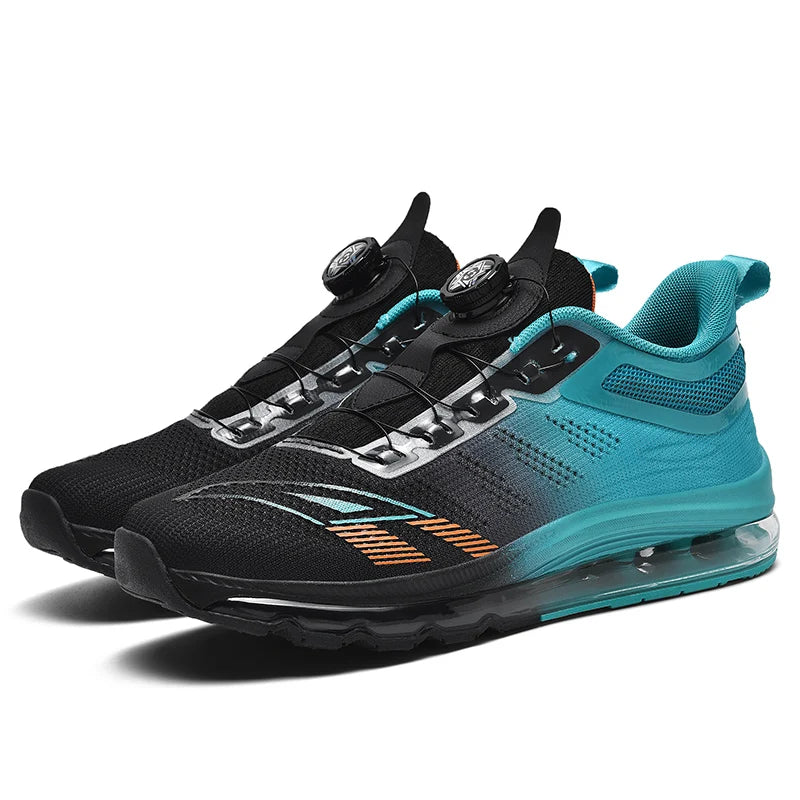 Brand Logo Custom Plus Size  EU 47 48 Man Sport Sneakers Full Sole Air Cushion Blank Mesh Casual Running Shoes for Men