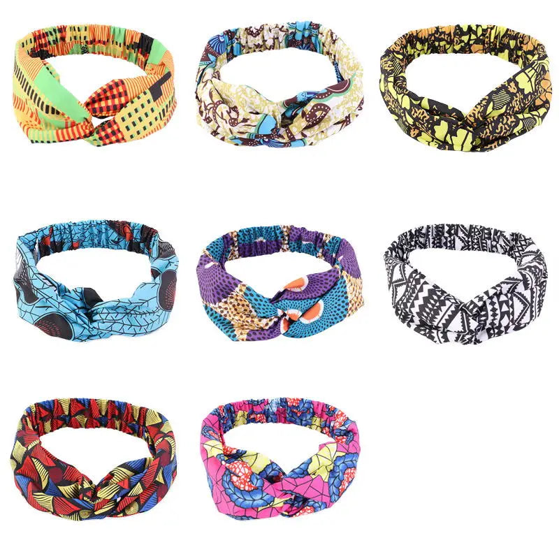 African Print Stretch Bandana Head Wrap Long Scarf Satin Floral Ankara Dashiki Women Party Turban Headwear Cap Hair Accessories