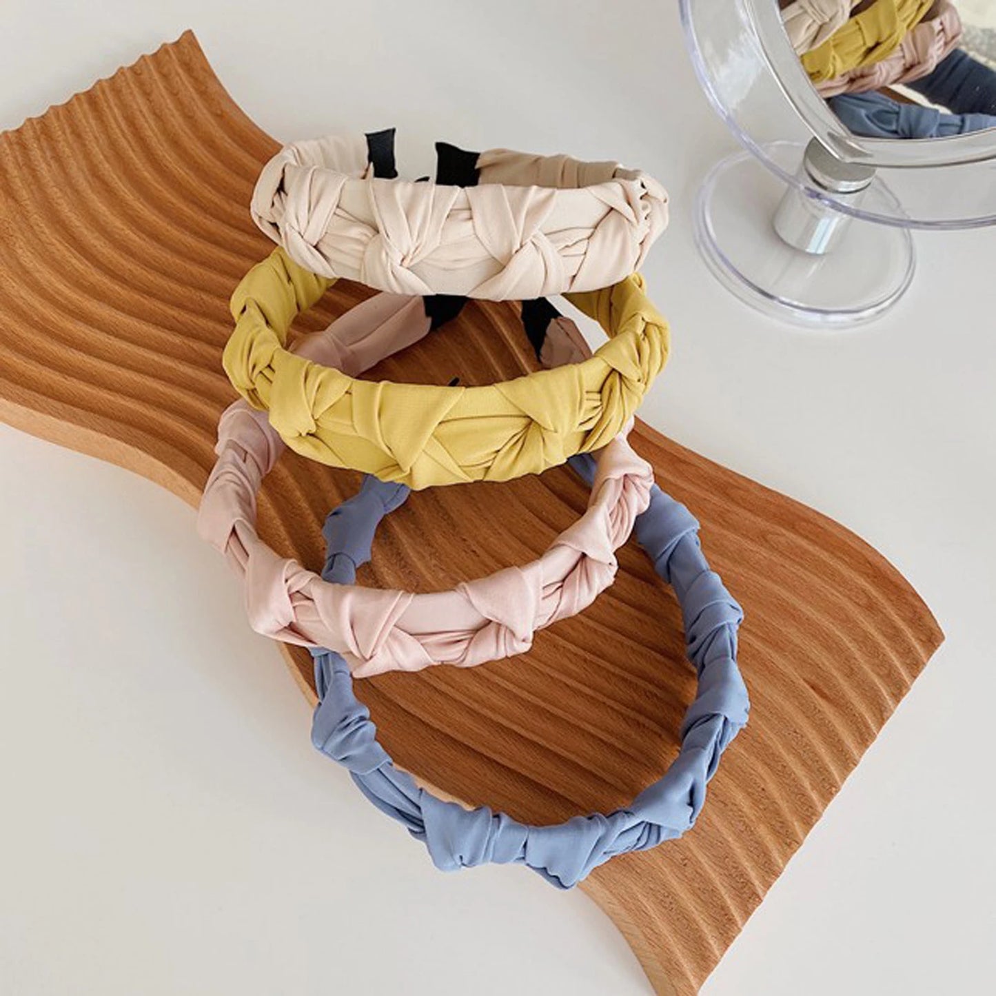 New Fashion Women Hair Accessories Wide Side Flower Hairband Casual Soft Hair Hoop Top Quality Headband Wholesale BAZAARHUBO