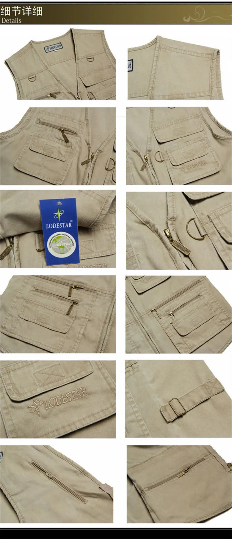 Plus Size 6XL 7XL Male Casual Summer Cotton Denim Vest Men's Sleeveless Jacket Multi Pocket Photograph Waistcoat Chaleco Hombre
