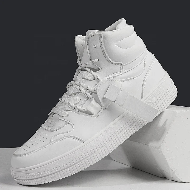 Autumn Collection Men's High Top Sneakers Breathable Skateboarding Running Shoes Casual Board Tenis Masculino Walking Shoes