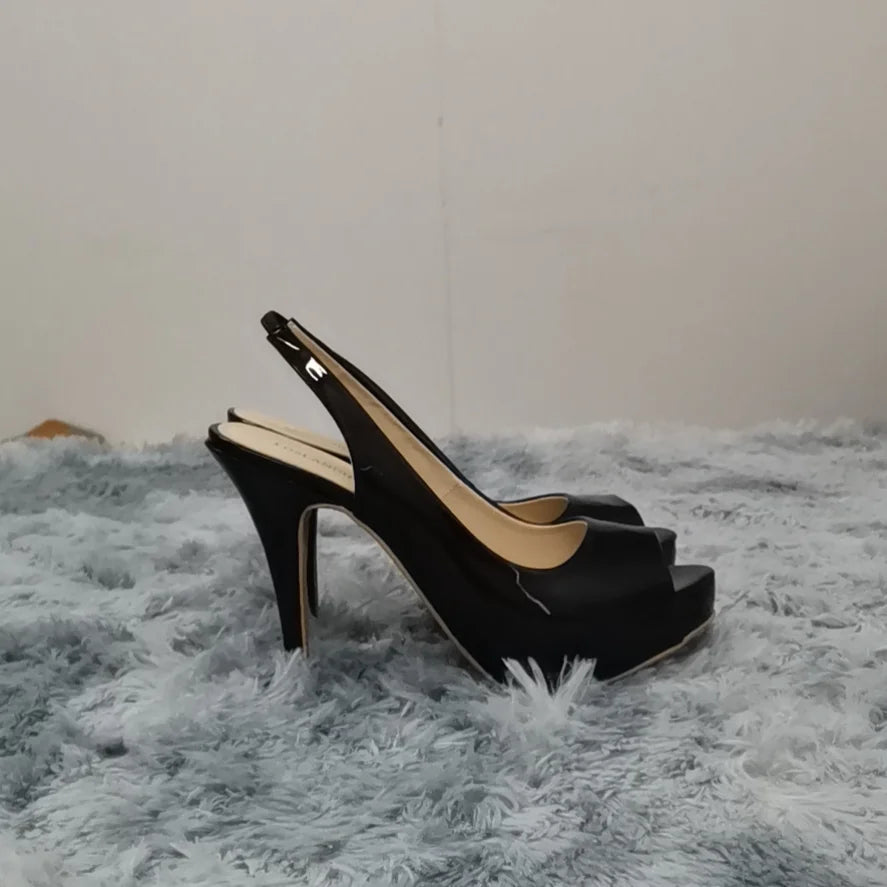 Women Pumps Fashion 12cm Sexy Open Toe Thin Heel Patent Leather Platform High Heels Gladiator Party Dress Wedding Shoes