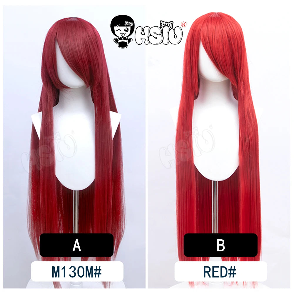Anime New style Cosplay Long Wig「HSIU」Party Anime wigs 44 color 100cm Colourful  wig Fiber synthetic wig+Free wig cap