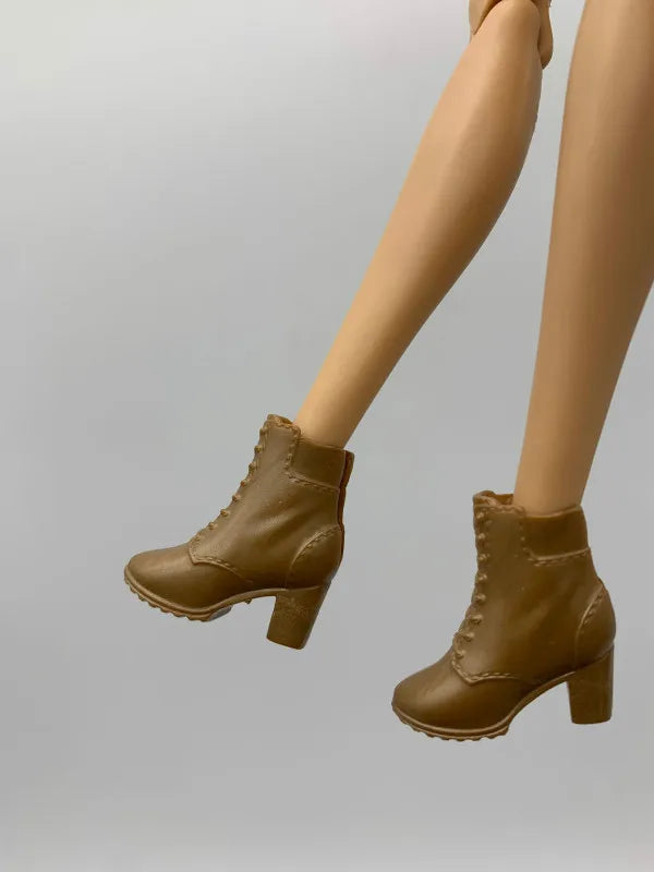 Miniature Doll Shoes | High Heels & Flat Shoe Accessories for 1/6 Scale BB Dolls