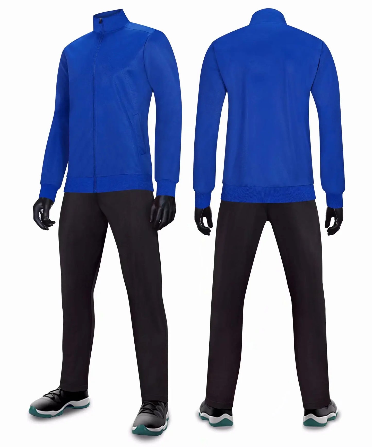 Winter velvet Running sets Jacket with pants Men kids Gym Fitness Workout Sportswear soccer football Hooded Jogging Sports sets