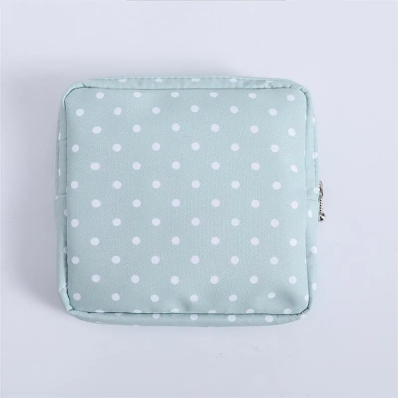 Fashion Women Small Cosmetic Bags Travel Mini Sanitary Napkins Make Up Coin Money Card Lipstick Storage Pouch Purse Bags