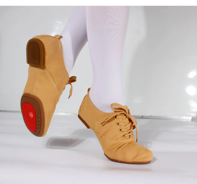 Children Canvas Ballet Shoes Kids' Soft Dance Shoes Women Men Dancing Ballroom Latin Modern Jazz Shoes Yoga Training Footwear