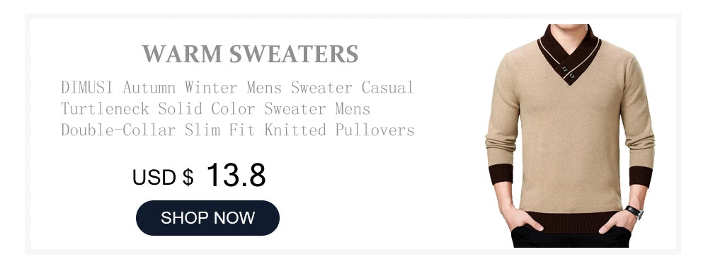 Autumn Winter Men's O-Neck Sweater Casual Men Warm Cashmere Knitted Pullover Men Classic Loose Knitwear Sweaters Clothing