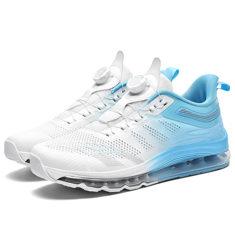 Brand Logo Custom Plus Size  EU 47 48 Man Sport Sneakers Full Sole Air Cushion Blank Mesh Casual Running Shoes for Men