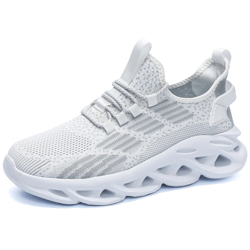Brand Logo Custom Men Fashion Super Lightweight Sports Sneakers Plus Big Size EU 48 49 50 US 14 15 16 Blank Mesh Running Shoes