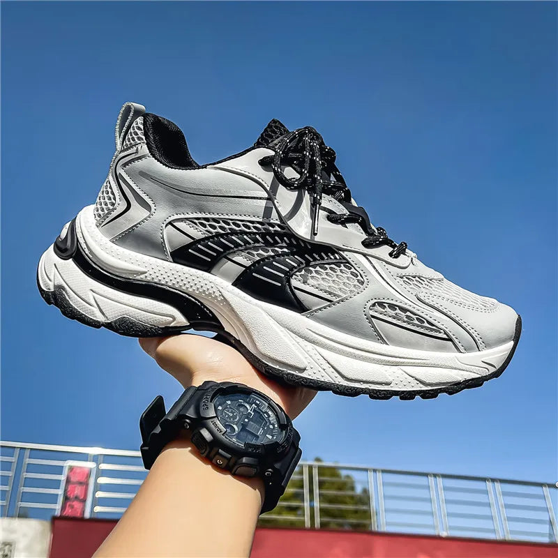 Dropshipping Custom Logo Fashion Running Shoes Men Breathable Lightweight Casual Walking Style Sneakers for Men