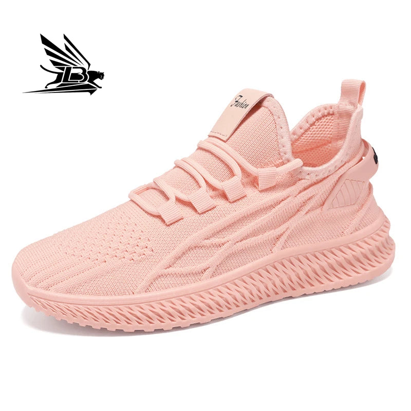 Mesh Running Shoes Women's Spring New Korean Version Sports Shoes Casual Student Running Shoes