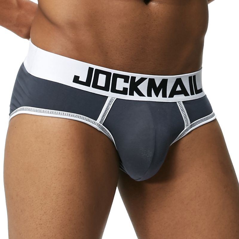 Sexy Men Underwear Briefs U Convex Big Penis Pouch Design Wonderjock Men Cotton Briefs for Man Bikini Adjustment Ring Cock