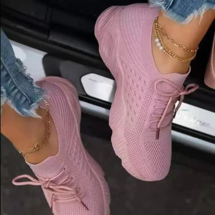 Ins Korean Trendy Little Daisy Sport Shoes Girls Breathable Running Shoes for Women Chunky Sneakers