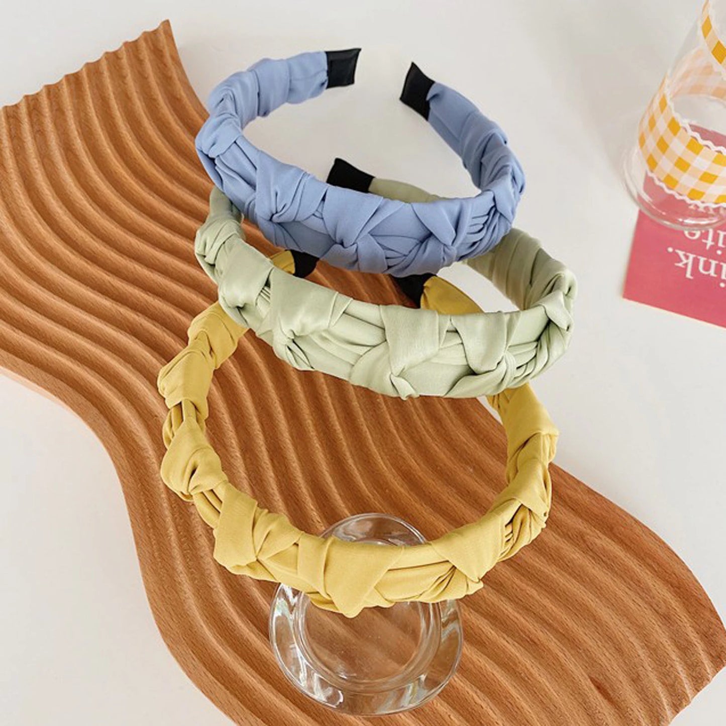 New Fashion Women Hair Accessories Wide Side Flower Hairband Casual Soft Hair Hoop Top Quality Headband Wholesale BAZAARHUBO