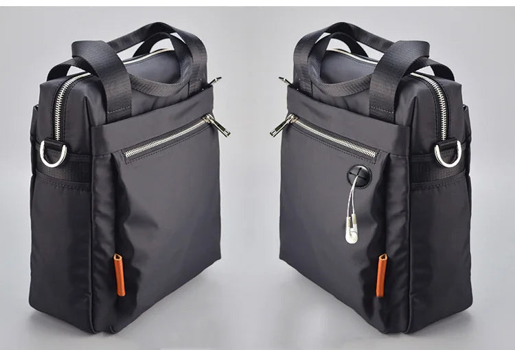 New Men's Shoulder Bags Waterproof Wear-resistant Multi-function Large-capacity Vertical Simple Business Outdoor Casual  Handba