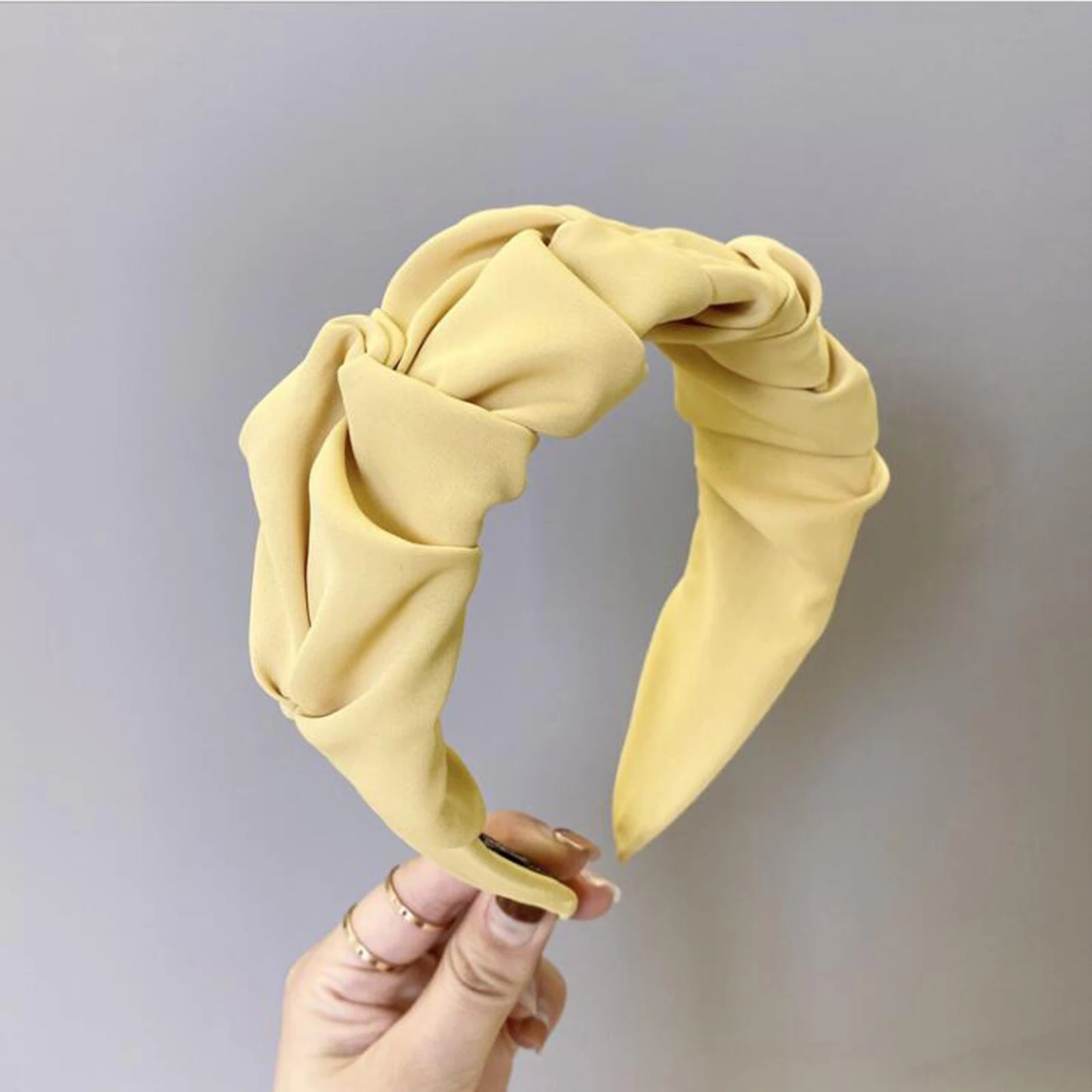 New Fashion Women Hair Accessories Wide Side Flower Hairband Casual Soft Hair Hoop Top Quality Headband Wholesale BAZAARHUBO