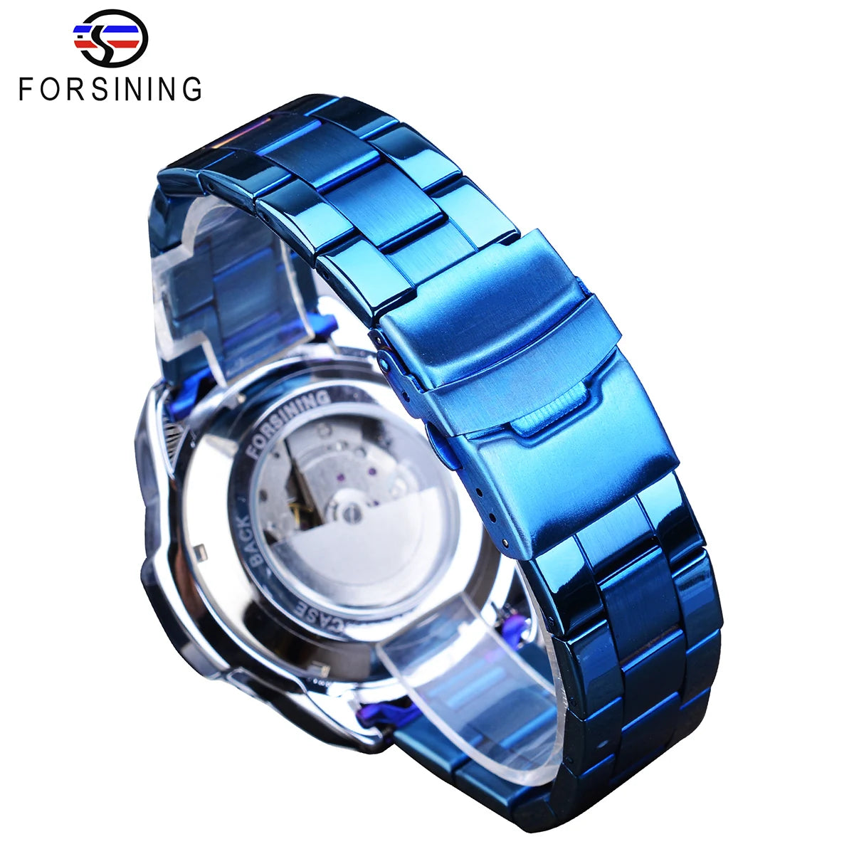 Forsining Mens Automatic Mechanical Watch Tourbillon Wristwatches Men Waterproof Watches Bule Luxury Wrist Watch Relojes Hombre
