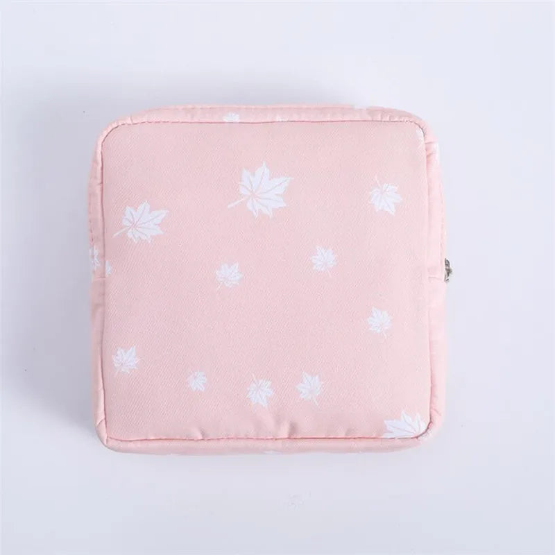 Fashion Women Small Cosmetic Bags Travel Mini Sanitary Napkins Make Up Coin Money Card Lipstick Storage Pouch Purse Bags