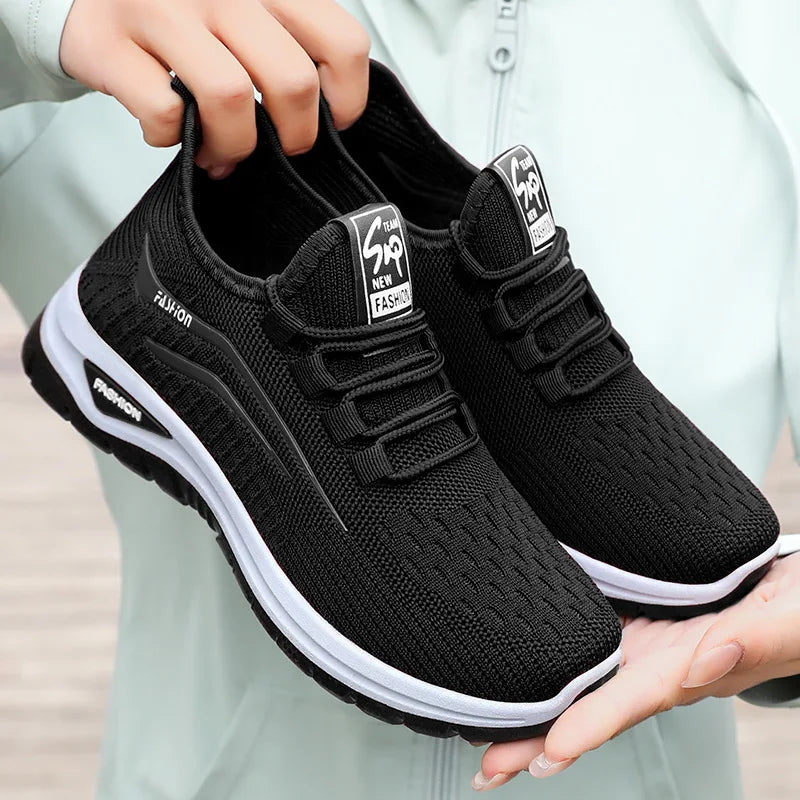 Women's Lightweight Breathable Mesh Running Shoes Soft Sole Casual Sneakers for Walking