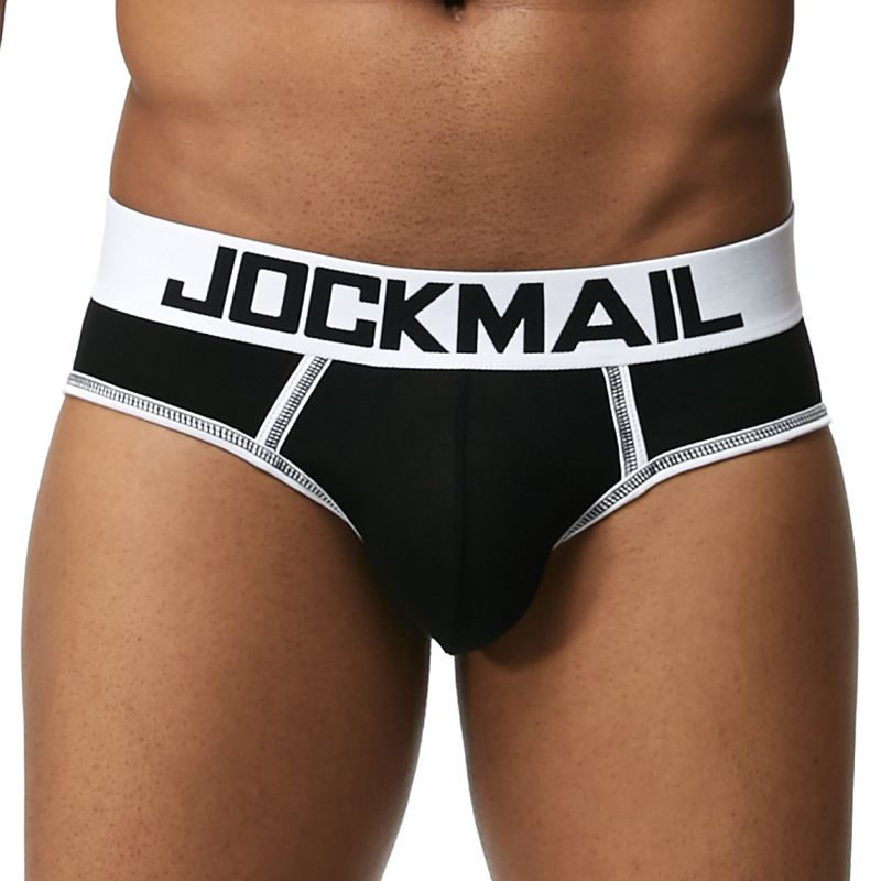 Sexy Men Underwear Briefs U Convex Big Penis Pouch Design Wonderjock Men Cotton Briefs for Man Bikini Adjustment Ring Cock