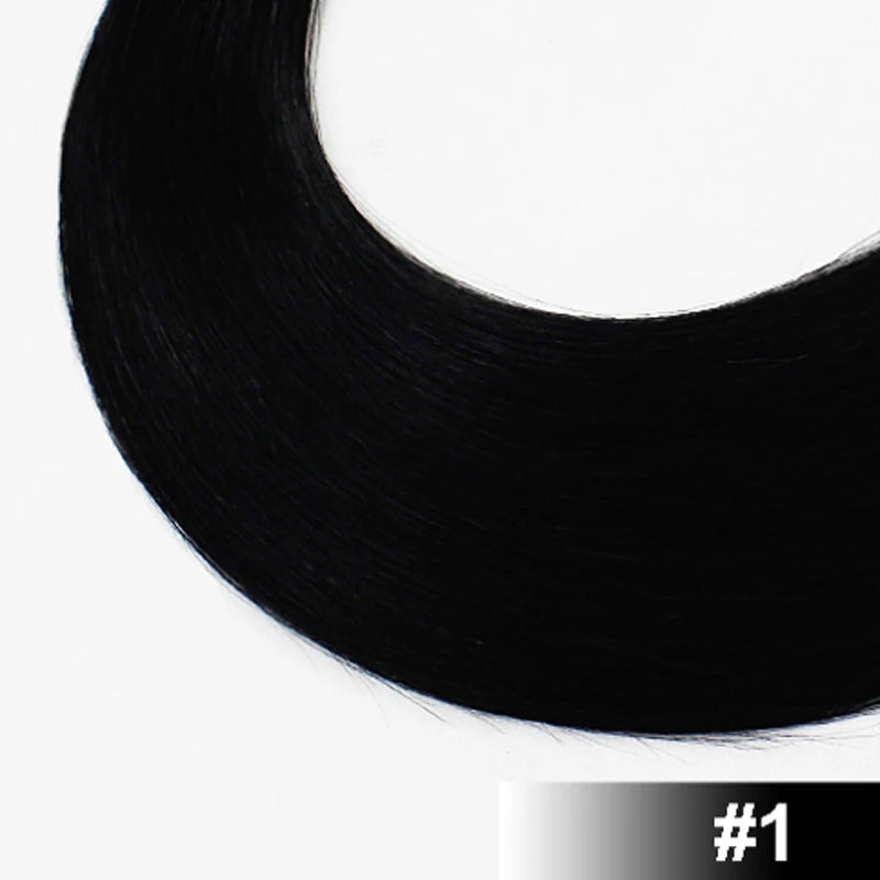 Remy Hair 1g/s 12-28 inch Real Remy Flat Tip Human Hair Extension Silky Straight Dark Brown Pre Bonded Keratin Fusion Hair