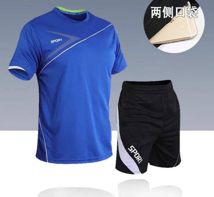 High quality tennis jerseys badminton shirt shorts set Men Table tennis sets ping pong clothes Badminton jogging sports suits