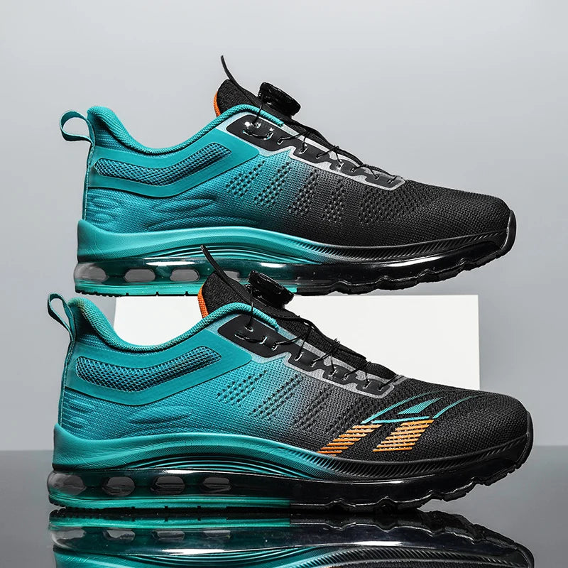 Brand Logo Custom Plus Size  EU 47 48 Man Sport Sneakers Full Sole Air Cushion Blank Mesh Casual Running Shoes for Men