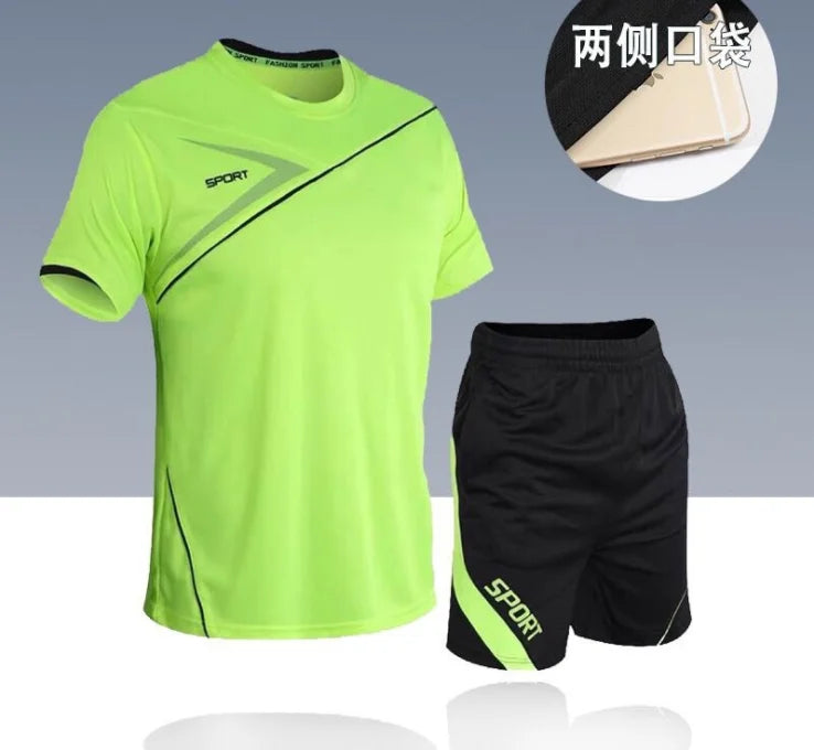 High quality tennis jerseys badminton shirt shorts set Men Table tennis sets ping pong clothes Badminton jogging sports suits