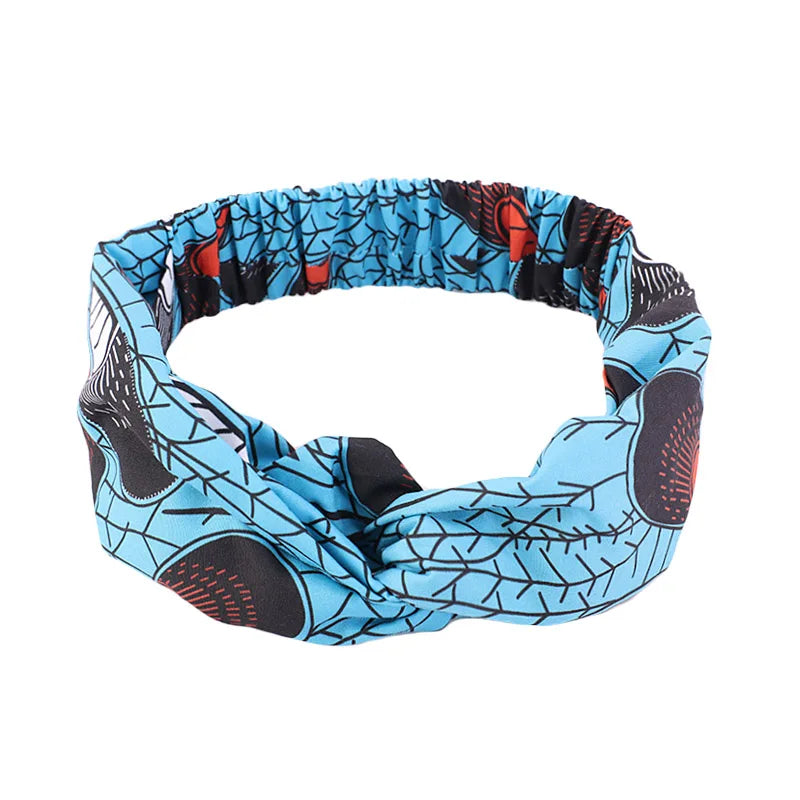 African Print Stretch Bandana Head Wrap Long Scarf Satin Floral Ankara Dashiki Women Party Turban Headwear Cap Hair Accessories