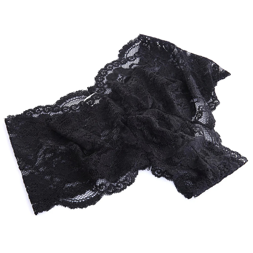 Men Sexy Lace Floral Lingerie Sissy Crossdress Porno Panties Semi Transparent Bikini G-string Briefs Gay Exotic Underwear
