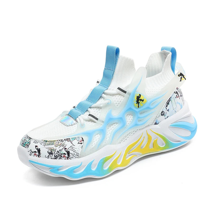 2023 New Tide Shoes for Mens Fashion Sneakers Non-slip Lightweight Running Shoes Outdoor Ankle Shoes Plus Size Men Sneakers