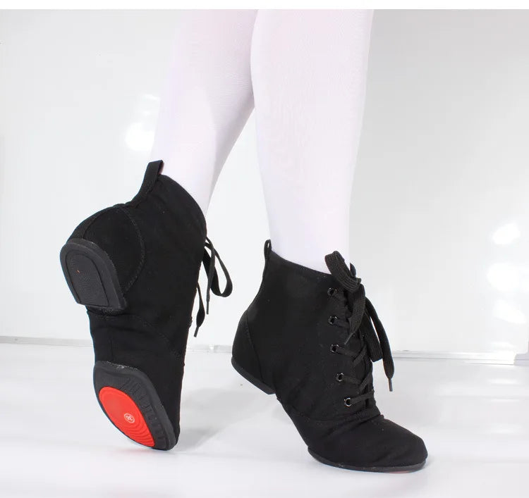 Children Canvas Ballet Shoes Kids' Soft Dance Shoes Women Men Dancing Ballroom Latin Modern Jazz Shoes Yoga Training Footwear
