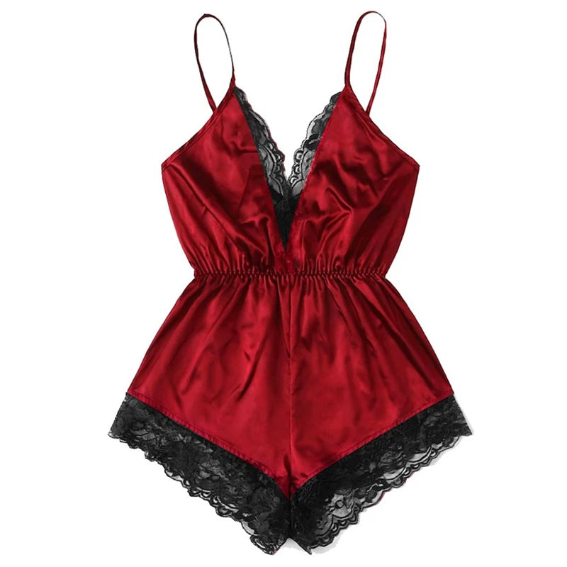 Sexy Lingerie Sleepwear Summer Sling Silky Comfortable Pajamas Sleep Pants Womens Silk Satin Robe Robe Short Bathrobe
