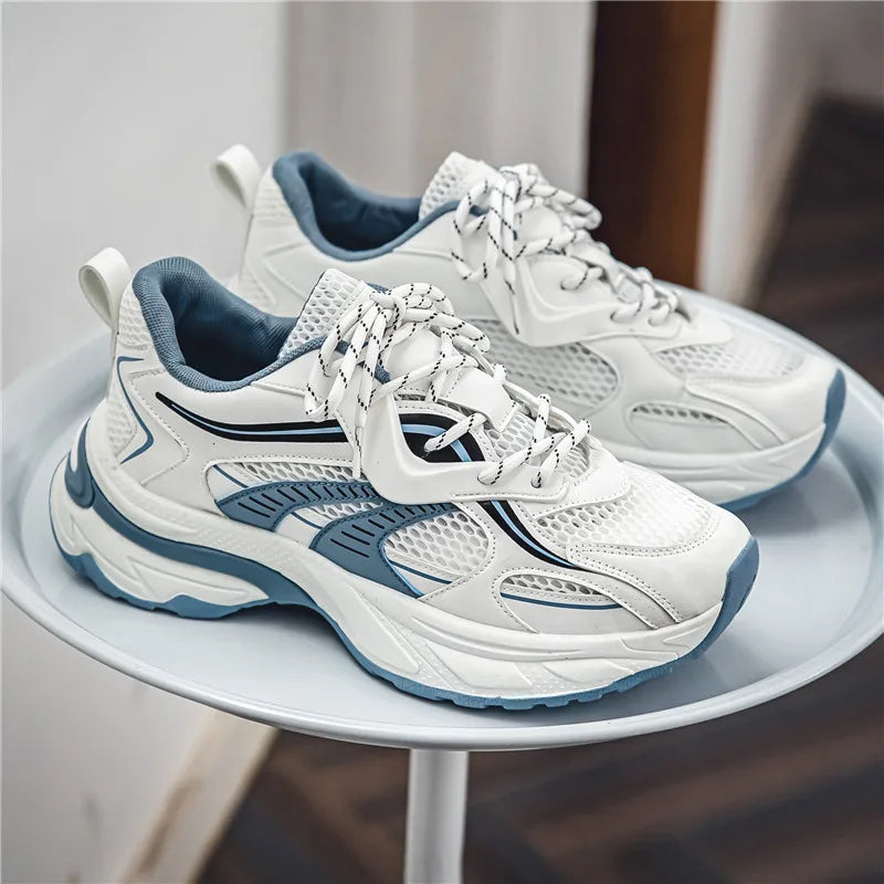 Dropshipping Custom Logo Fashion Running Shoes Men Breathable Lightweight Casual Walking Style Sneakers for Men