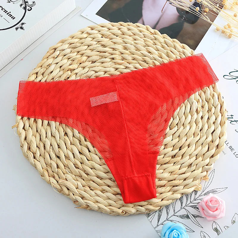 Cotton Women's Panties thongs Underwear Women Lace Soft Briefs Sexy Lingerie low Waist lingerie g-string 1pcs/Lot ac140