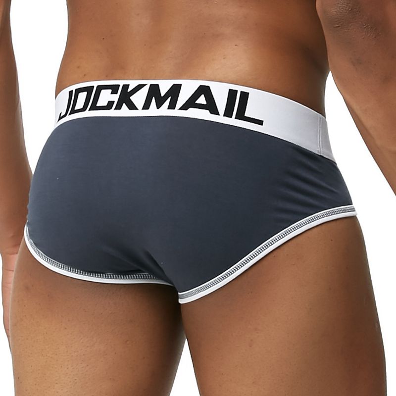 Sexy Men Underwear Briefs U Convex Big Penis Pouch Design Wonderjock Men Cotton Briefs for Man Bikini Adjustment Ring Cock
