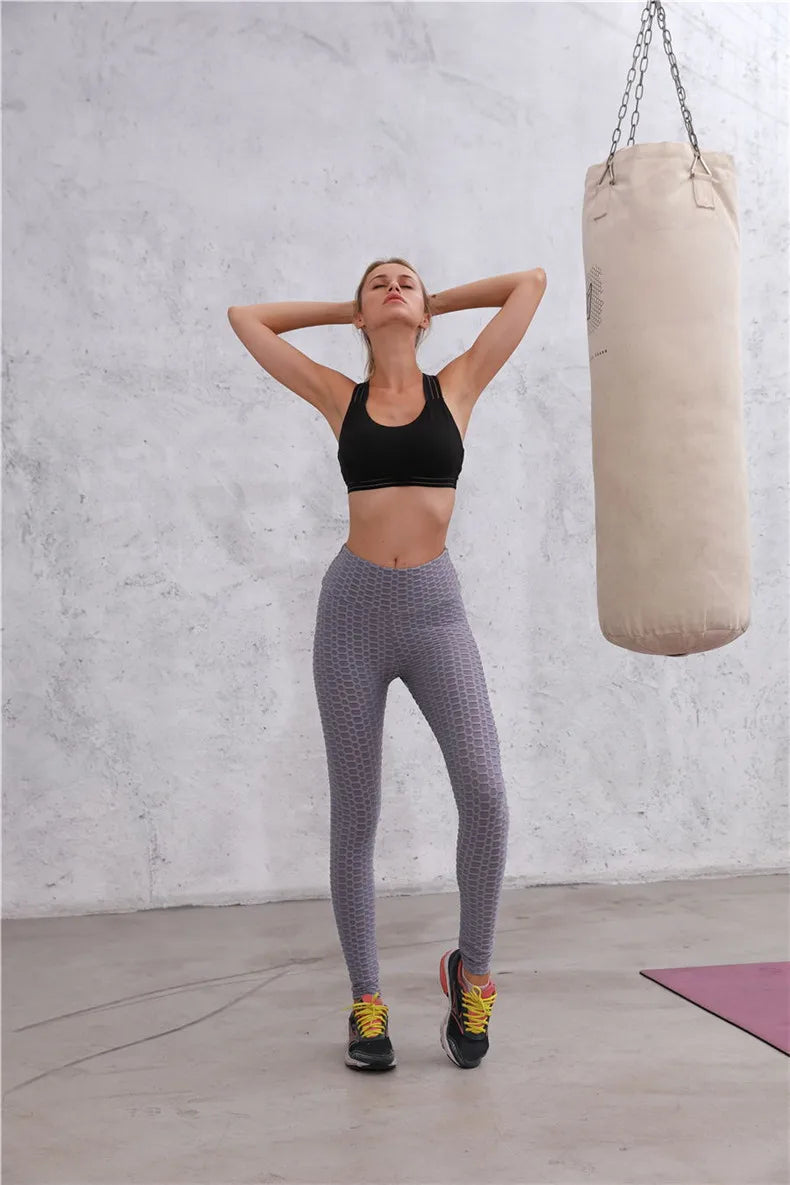 Push Up Leggings Women's Fashion Sport Fitness High Waist Leggins Sexy Butt Lifting Scrunch Workout Gym Tights Pants