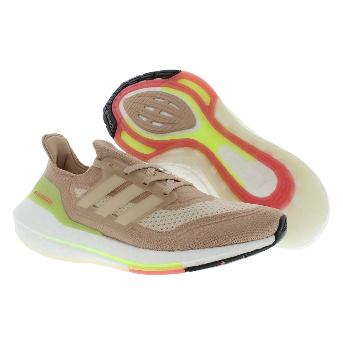 For Ultraboost 21 Women's Running Shoes Ash Pearl/Cloud White/Halo Ivory Color | 100% Authentic | Made Vietnam | MSS-FY0399