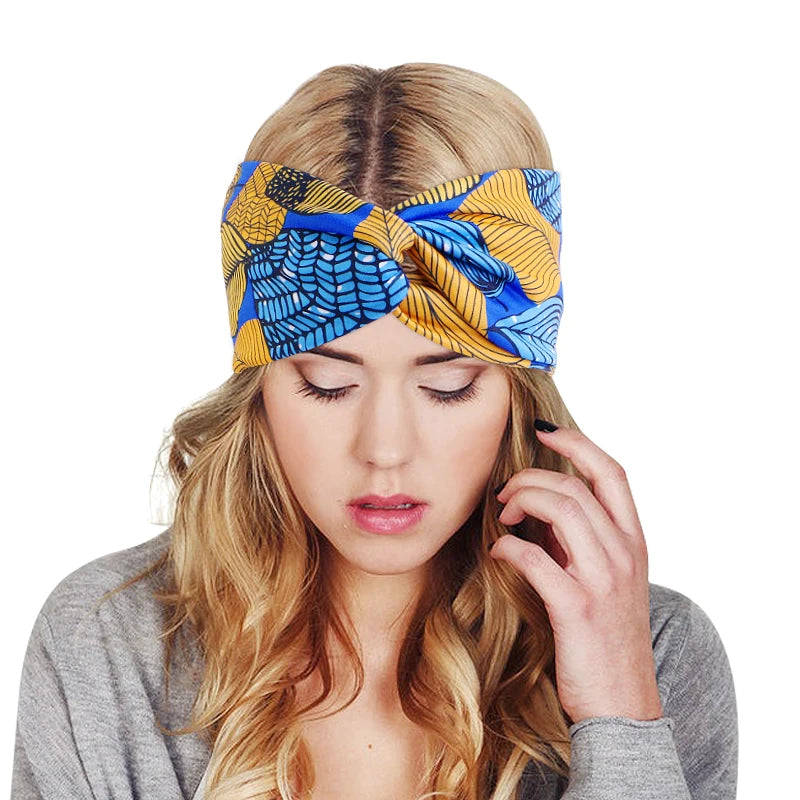 African Print Stretch Bandana Head Wrap Long Scarf Satin Floral Ankara Dashiki Women Party Turban Headwear Cap Hair Accessories