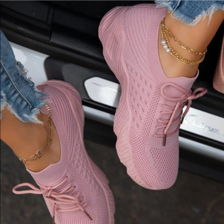 Ins Korean Trendy Little Daisy Sport Shoes Girls Breathable Running Shoes for Women Chunky Sneakers