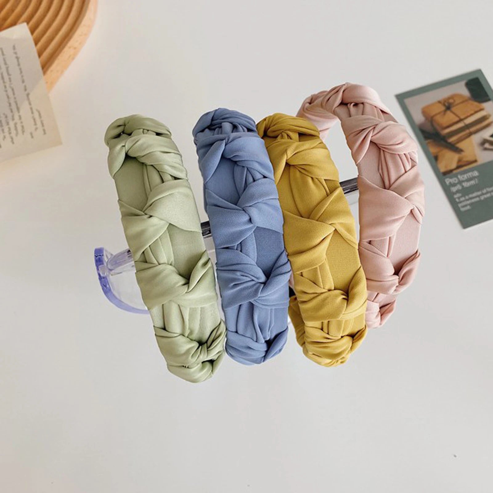 New Fashion Women Hair Accessories Wide Side Flower Hairband Casual Soft Hair Hoop Top Quality Headband Wholesale BAZAARHUBO