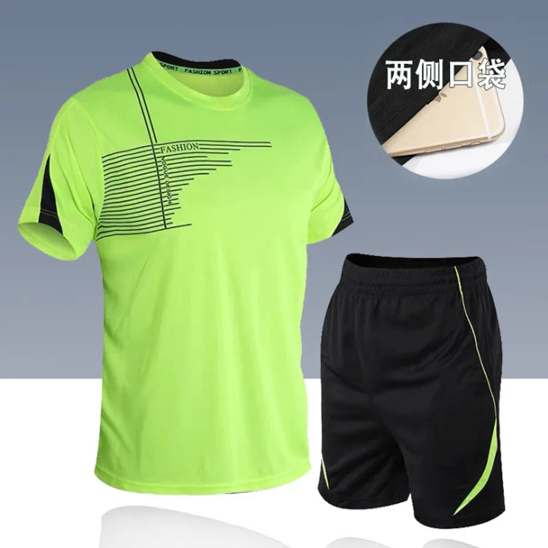 High quality tennis jerseys badminton shirt shorts set Men Table tennis sets ping pong clothes Badminton jogging sports suits