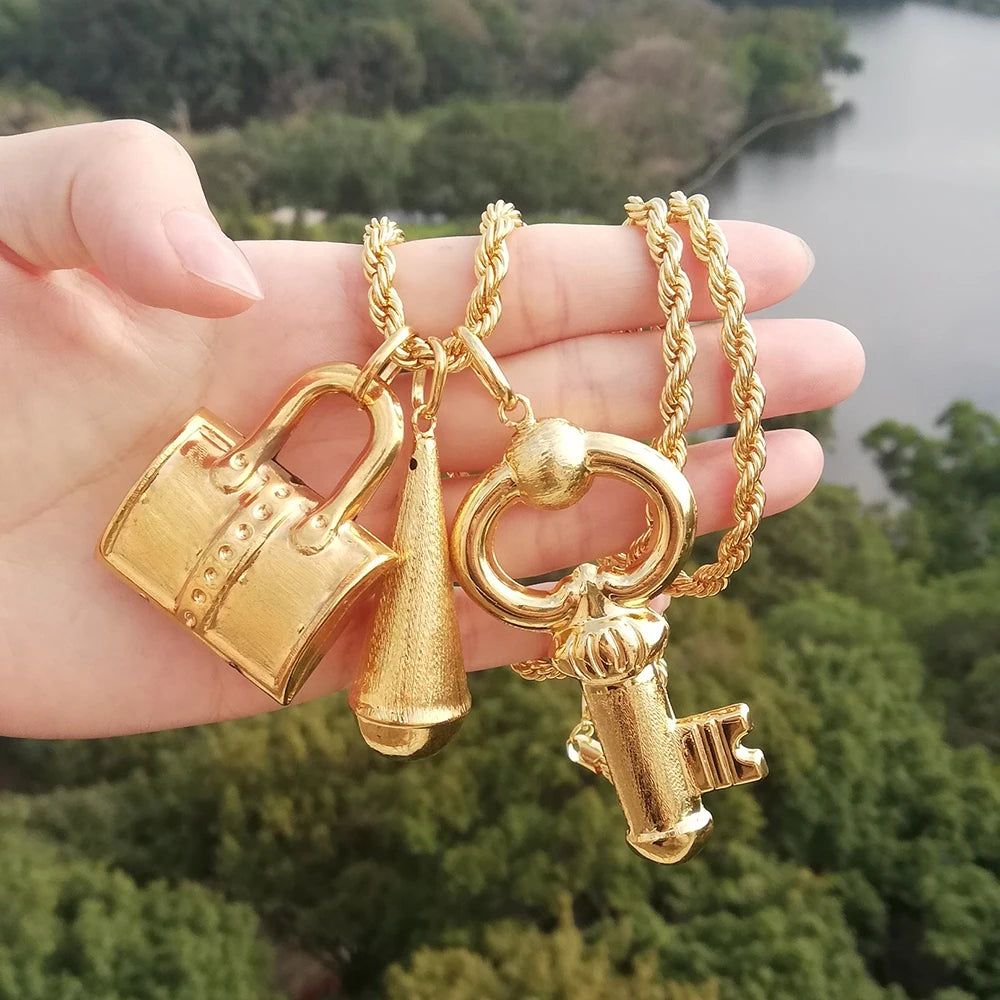 African Gold Color Jewelry Sets For Women Wedding Bridal Women Necklace African Costume Jewelry Set For Women Party Gift